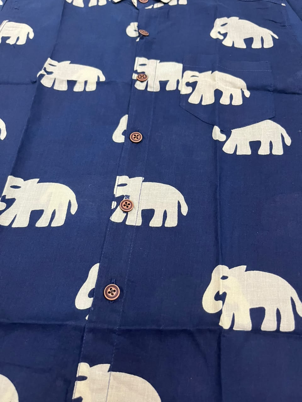 Southloom Pure Cotton Jaipur Printed Shirt For Kids Half Sleeves SL607