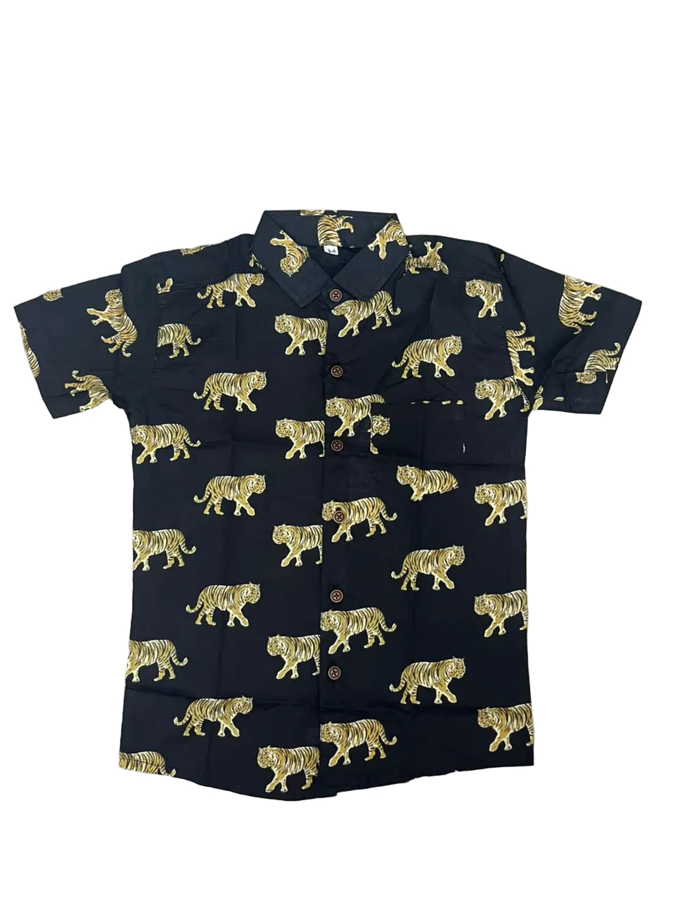 Southloom Pure Cotton Jaipur Printed Shirt For Kids Half Sleeves SL607