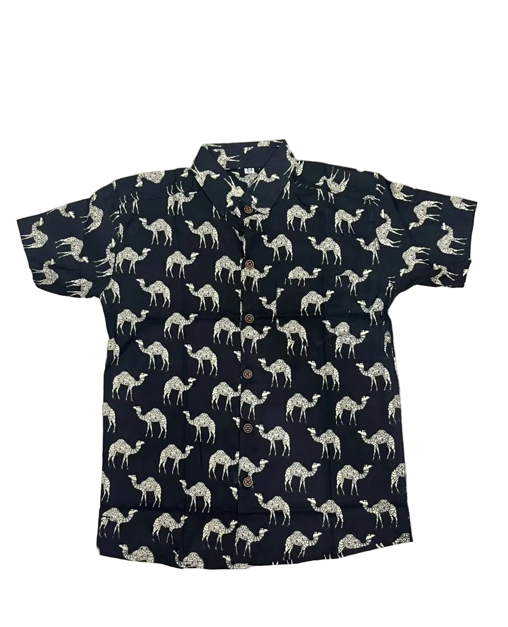 Southloom Pure Cotton Jaipur Printed Shirt For Kids Half Sleeves SL607