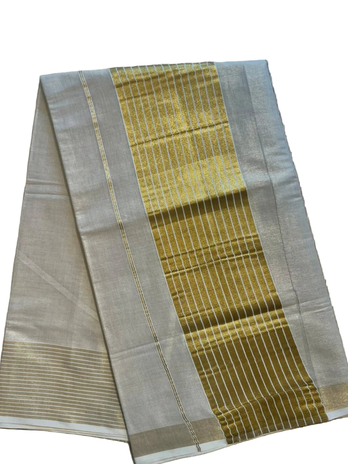 Southloom Kerala Tissue Saree With Kasavu Borders
