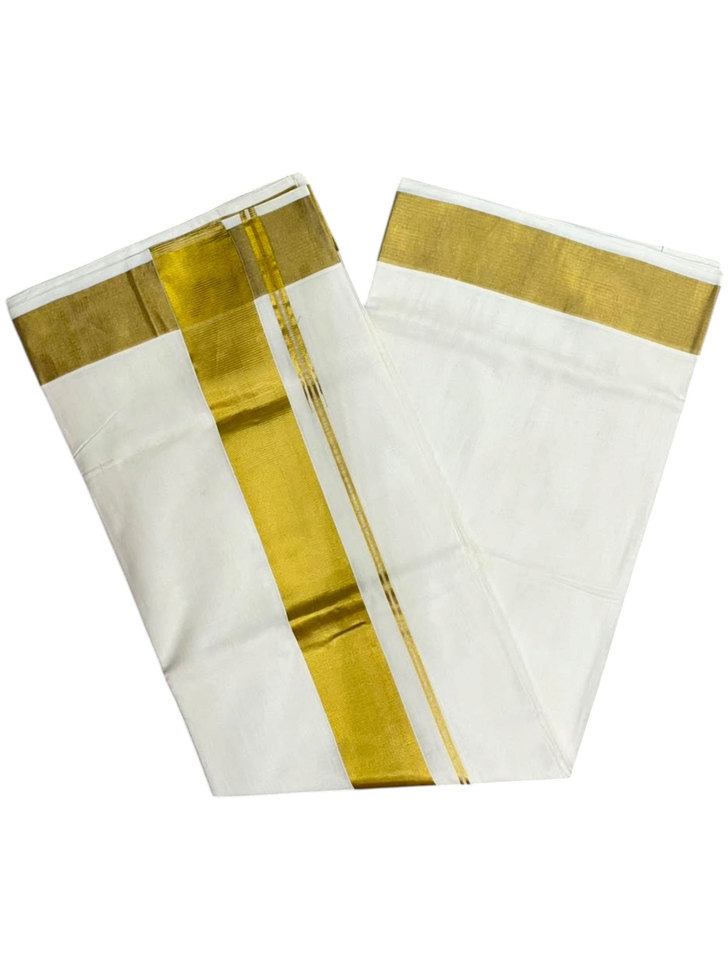 Southloom Super Premium Balaramapuram Handloom Cotton Saree In Inch with Gold Kasavu and Gold Border