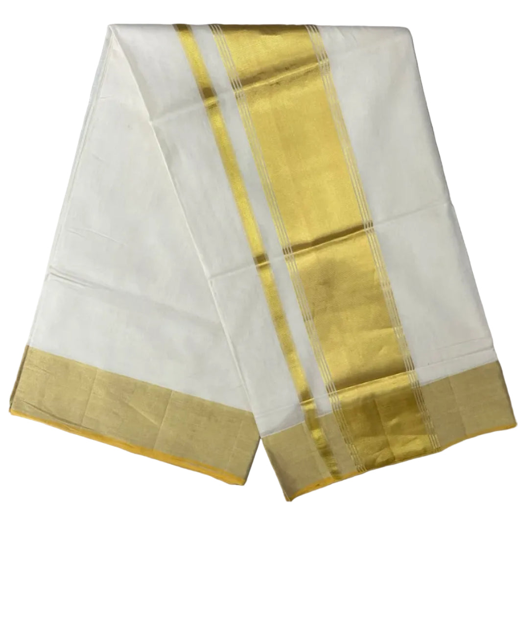 Southloom Super Premium Balaramapuram Handloom Cotton Saree with Gold Kasavu on Border