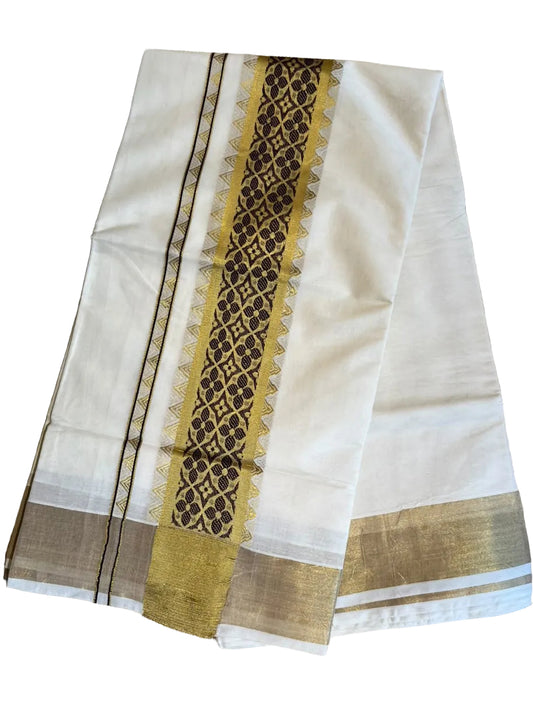 Southloom Kerala Cotton Saree (Purple) SL452