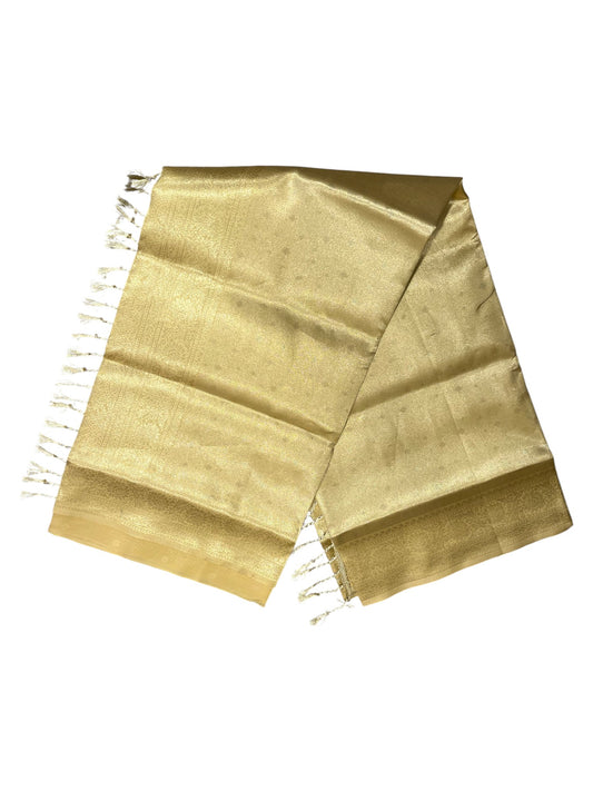 Southloom Tissu Semi Silk Saree with Golden Work on Body