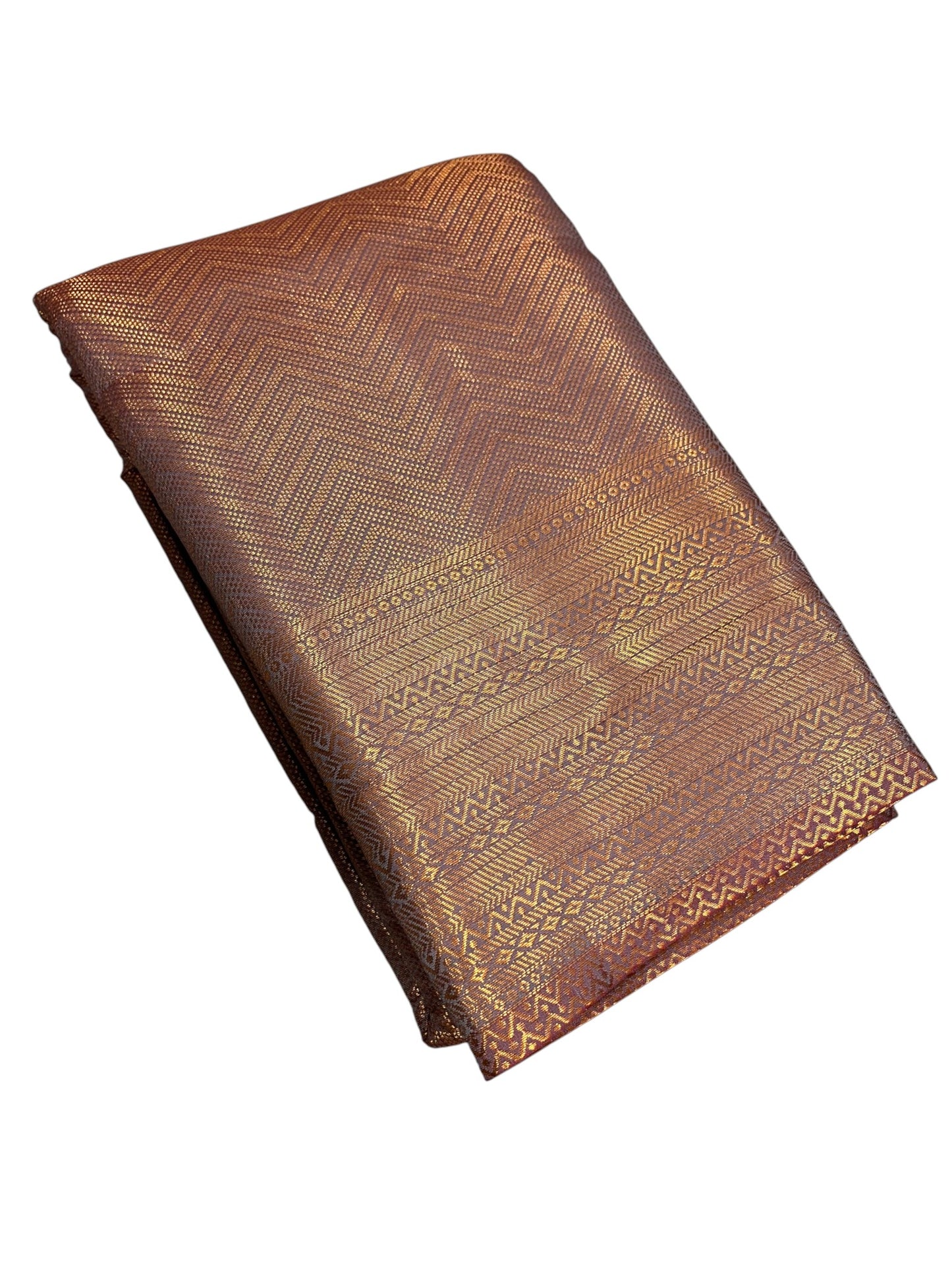 Southloom Premium Semi Silk Zari Work Brocade Saree in Bridal Grey with Matching Pallu