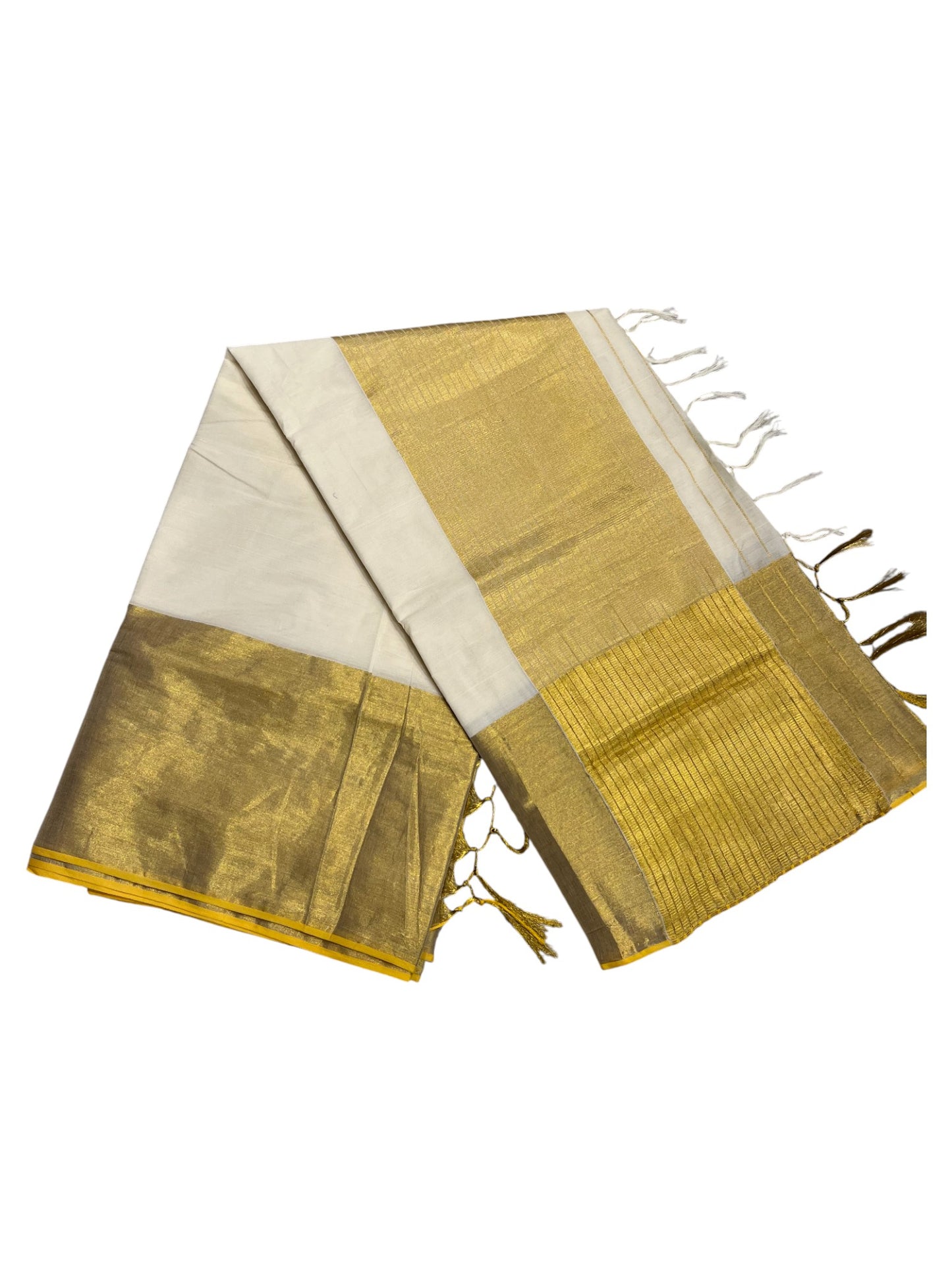 Southloom Pure Cotton Kerala Saree with Kasavu Border