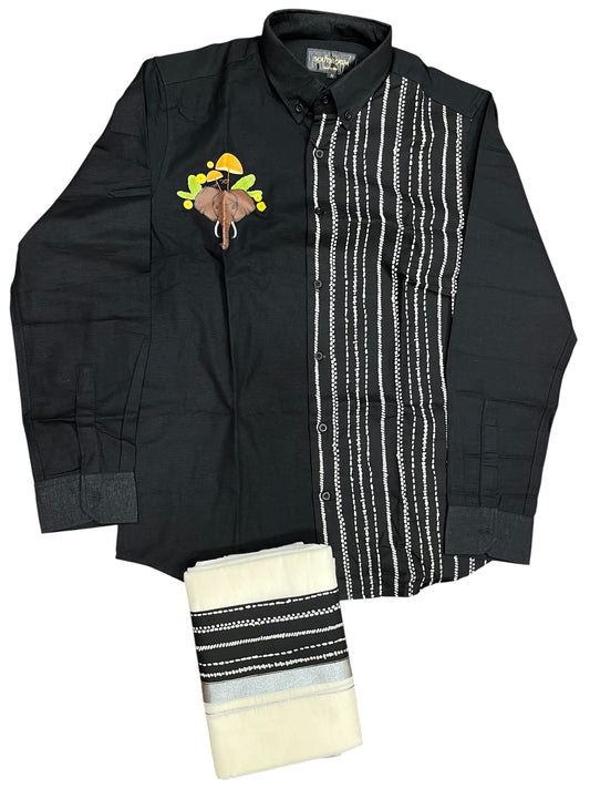 Southloom Stylish & Classy Budget Combo Shirt + Mundu for Men
