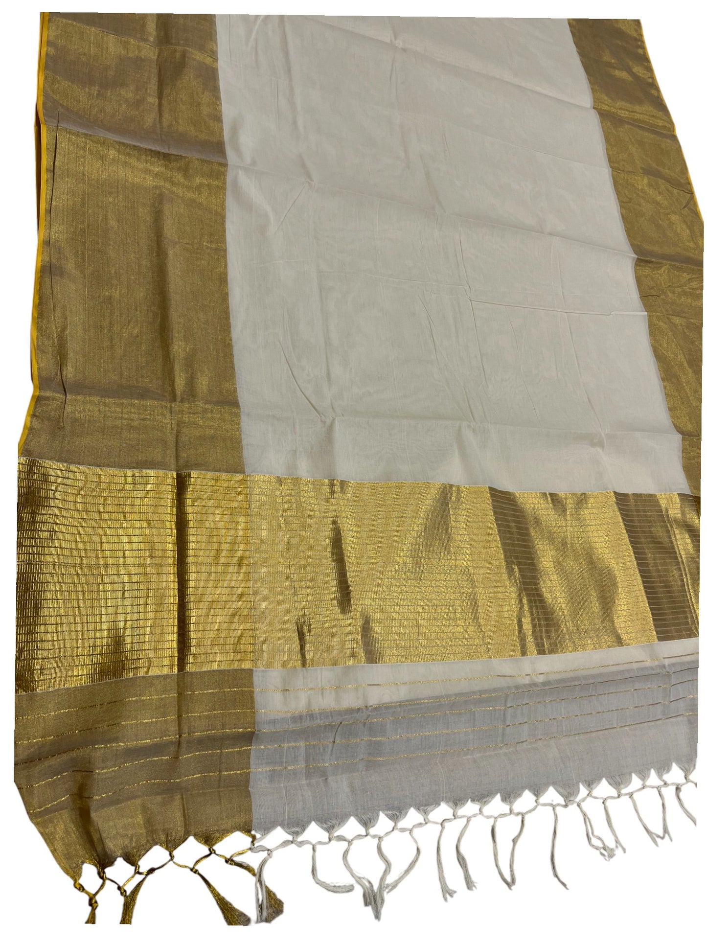 Southloom Pure Cotton Kerala Saree with Kasavu Border