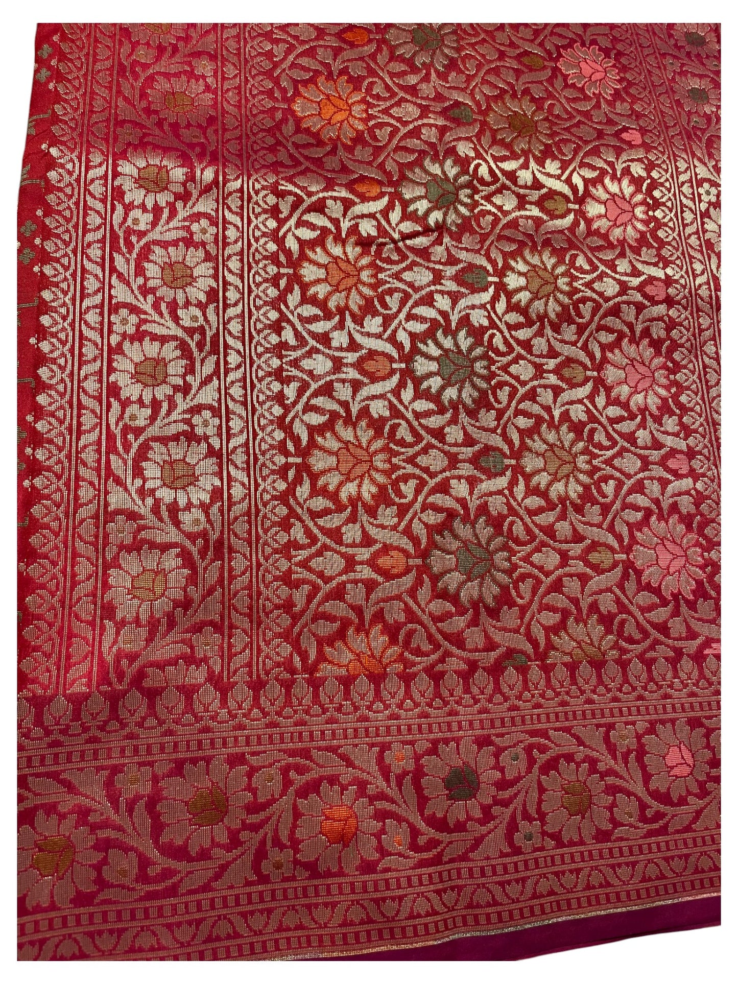 Southloom  Banarasi Silk Saree with Woven Work on Body and Borders