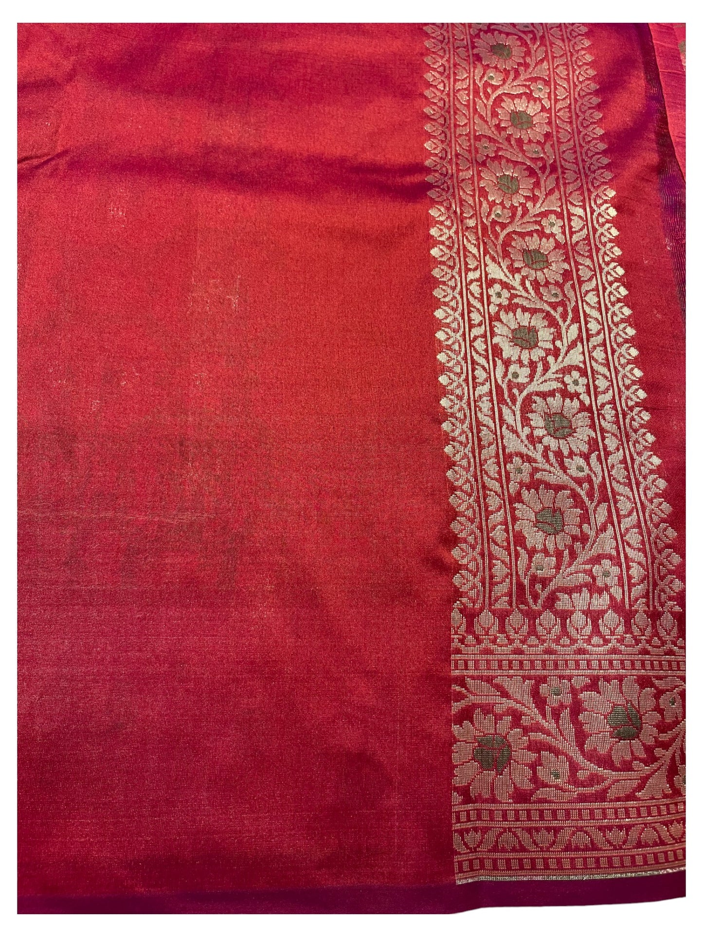 Southloom  Banarasi Silk Saree with Woven Work on Body and Borders