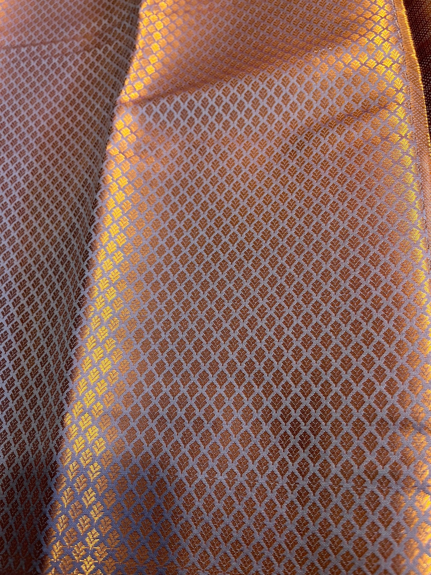 Southloom Premium Semi Silk Zari Work Brocade Saree in Bridal Grey with Matching Pallu