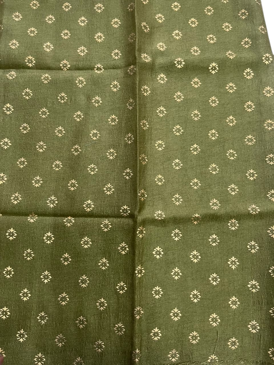 Southloom Organza Saree With Golden Zari Work On Body And Borders