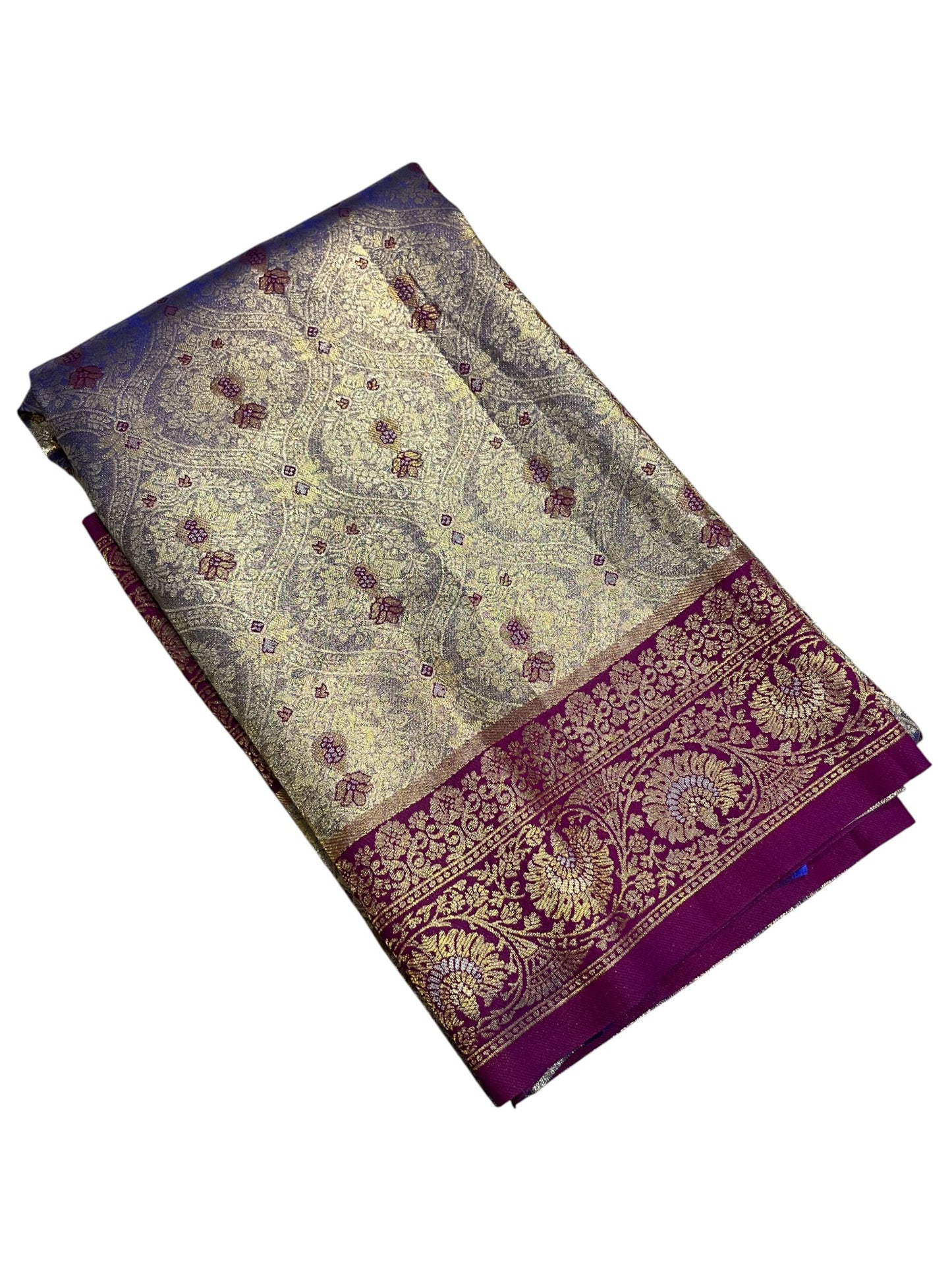 Southloom Semi Silk Saree with Woven Work on Body and Borders