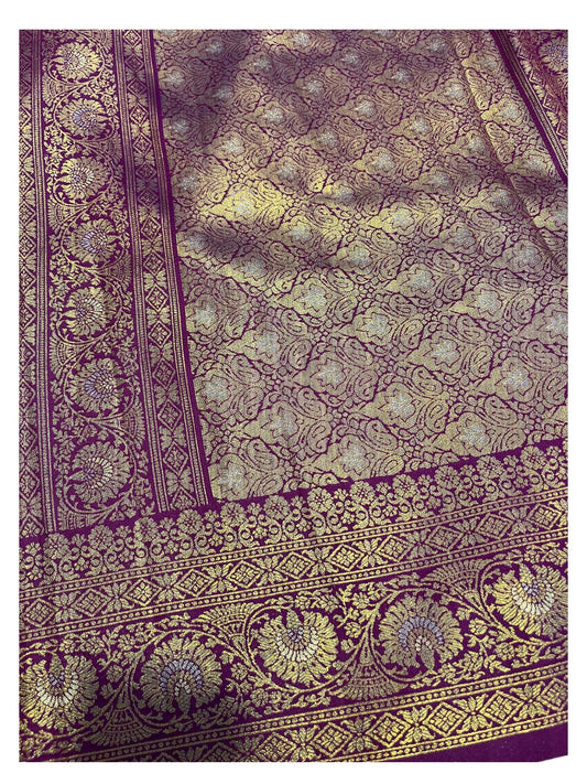 Southloom Semi Silk Saree with Woven Work on Body and Borders