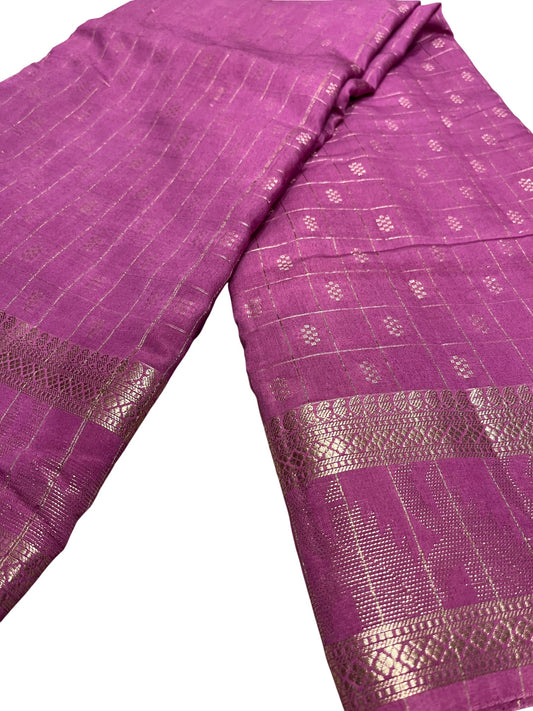 Southloom Georgete Banarasi Silk Saree with Woven Work on Body and Borders
