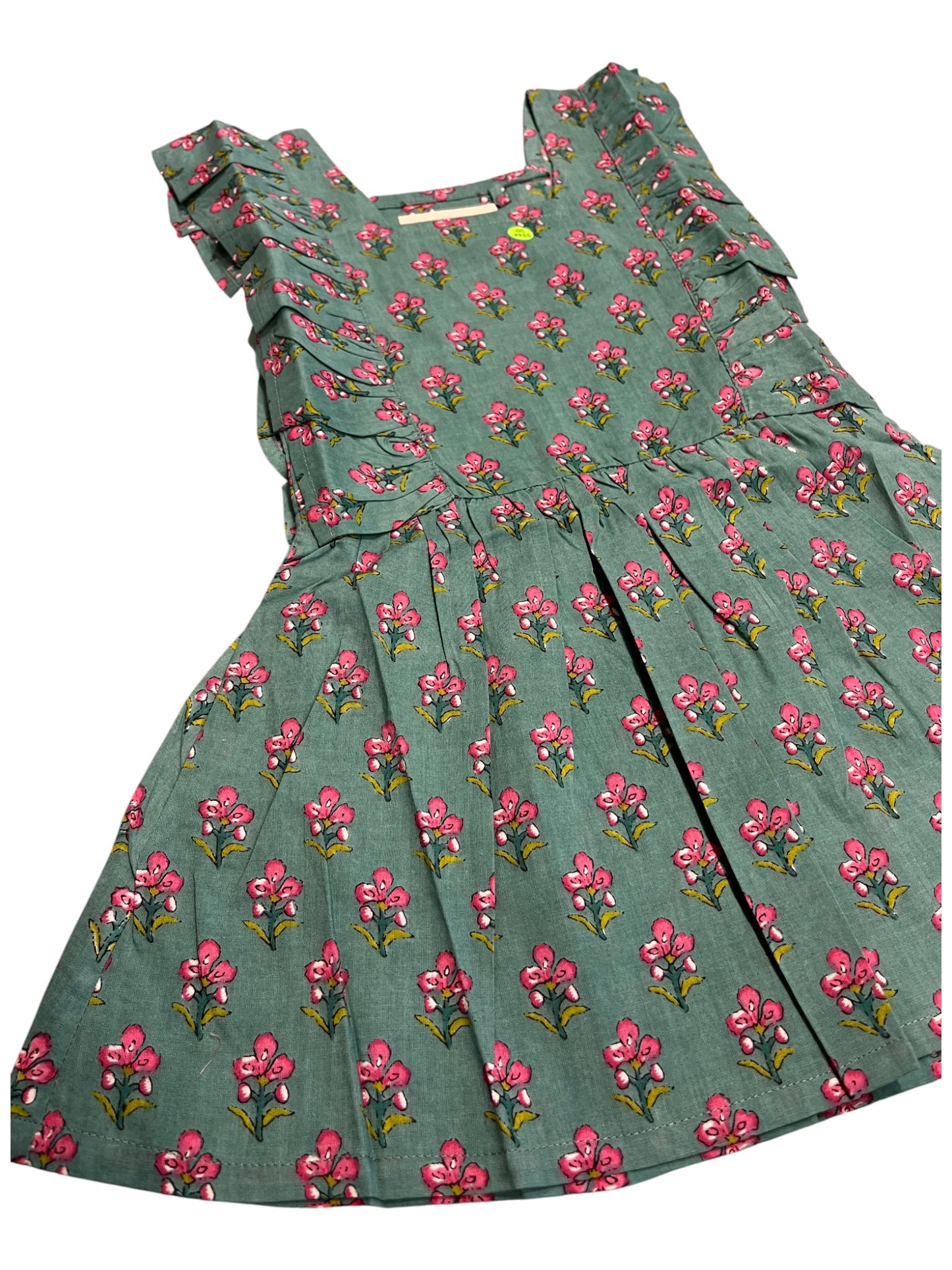 Southloom Pure Cotton Jaipur Printed Frocks for Girls (Age 1-2)