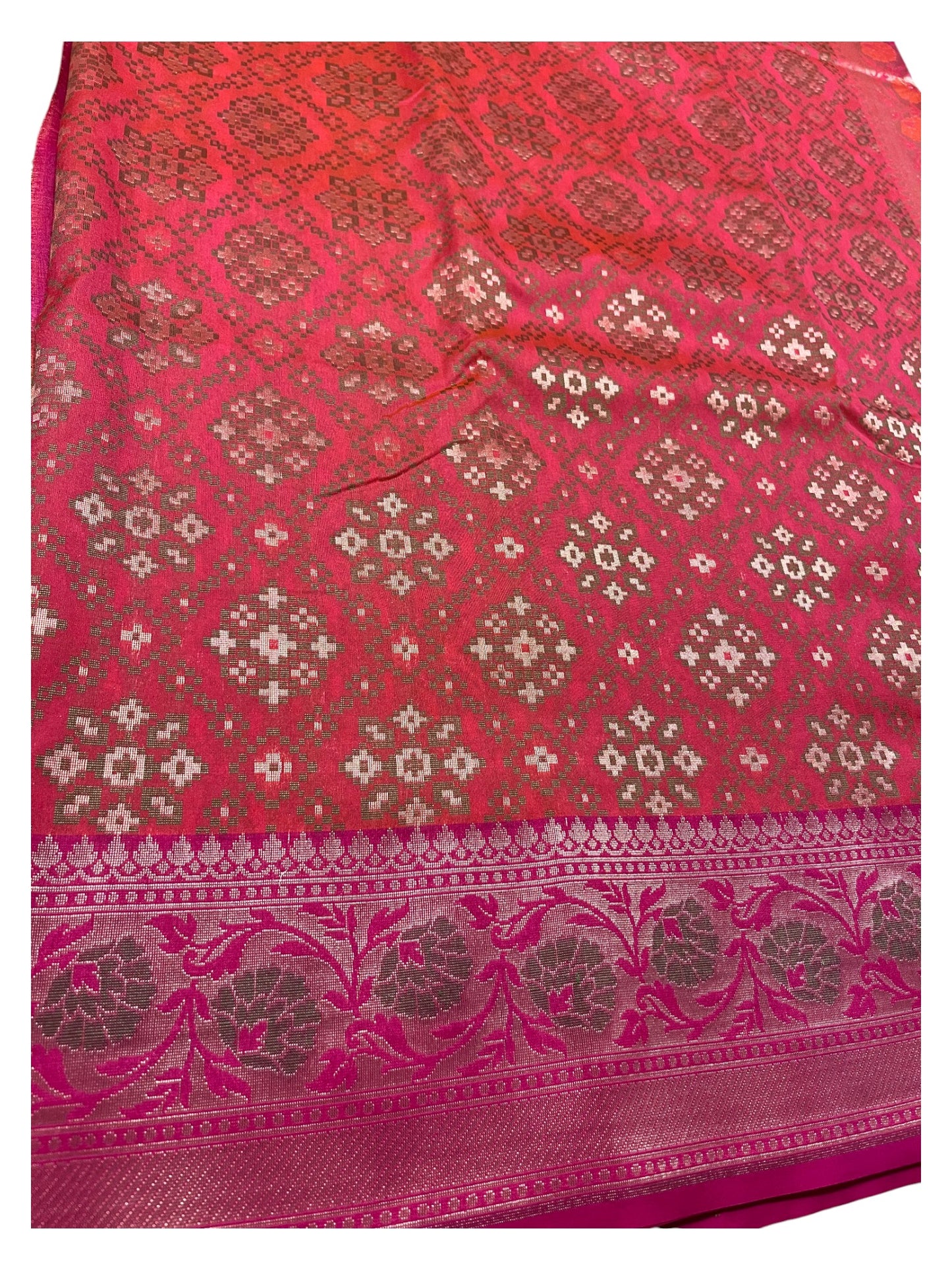 Southloom  Banarasi Silk Saree with Woven Work on Body and Borders