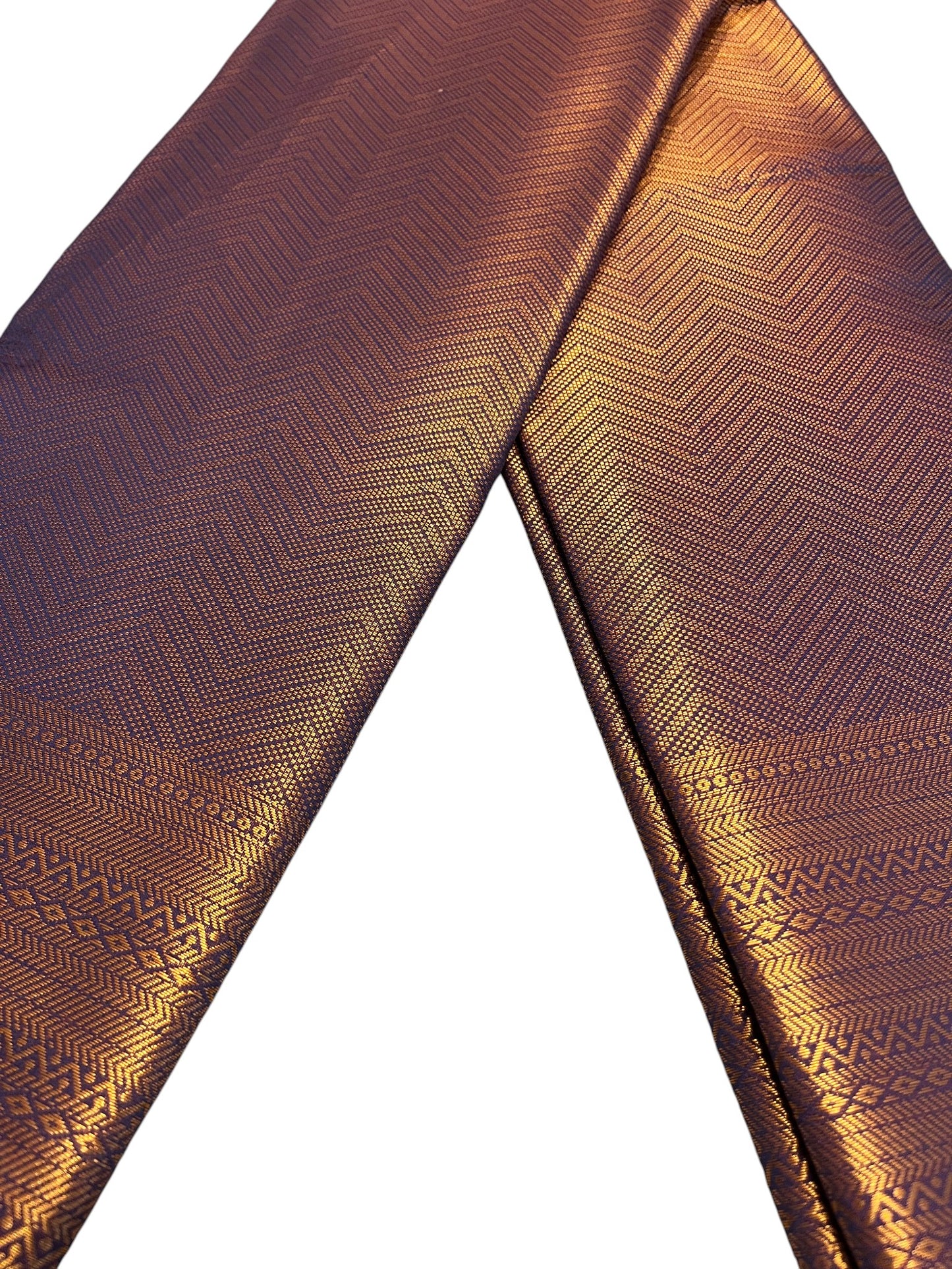 Southloom Premium Semi Silk Zari Work Brocade Saree in Bridal Violet with Matching Pallu