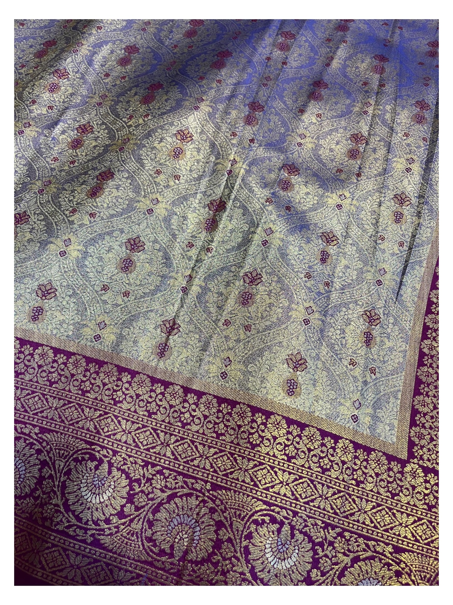 Southloom Semi Silk Saree with Woven Work on Body and Borders