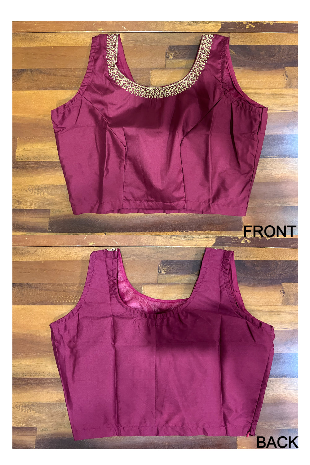 Southloom Semi Silk Red Ready Made Blouse