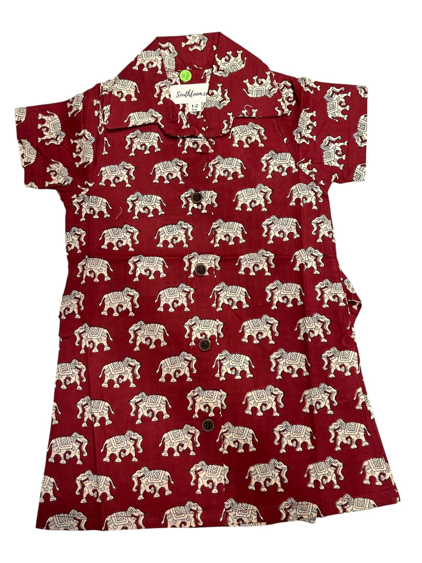 Southloom Pure Cotton Jaipur Printed Frocks for Girls (Age 1-2)