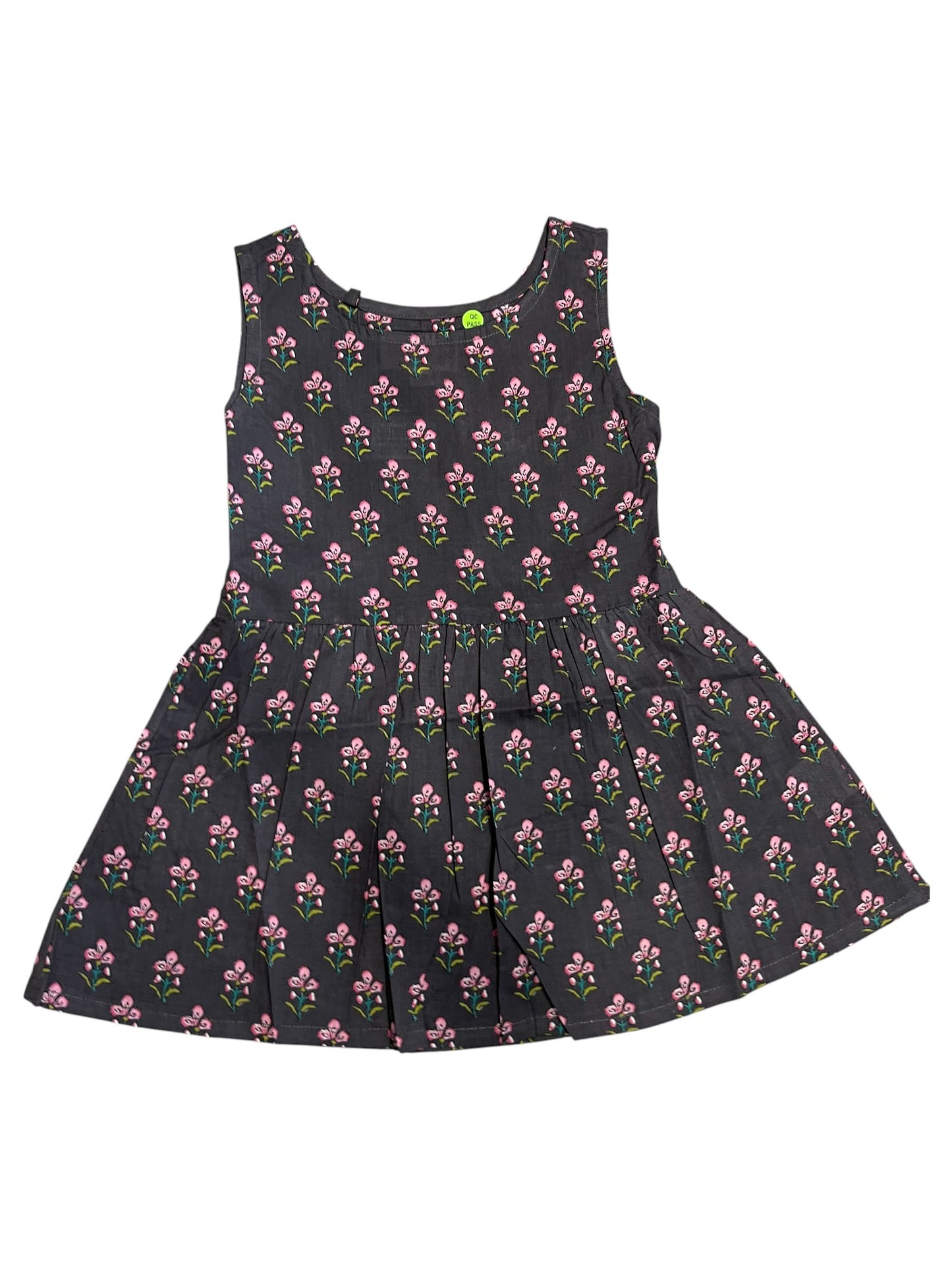 Southloom Pure Cotton Jaipur Printed Frocks for Girls (Age 1-2)