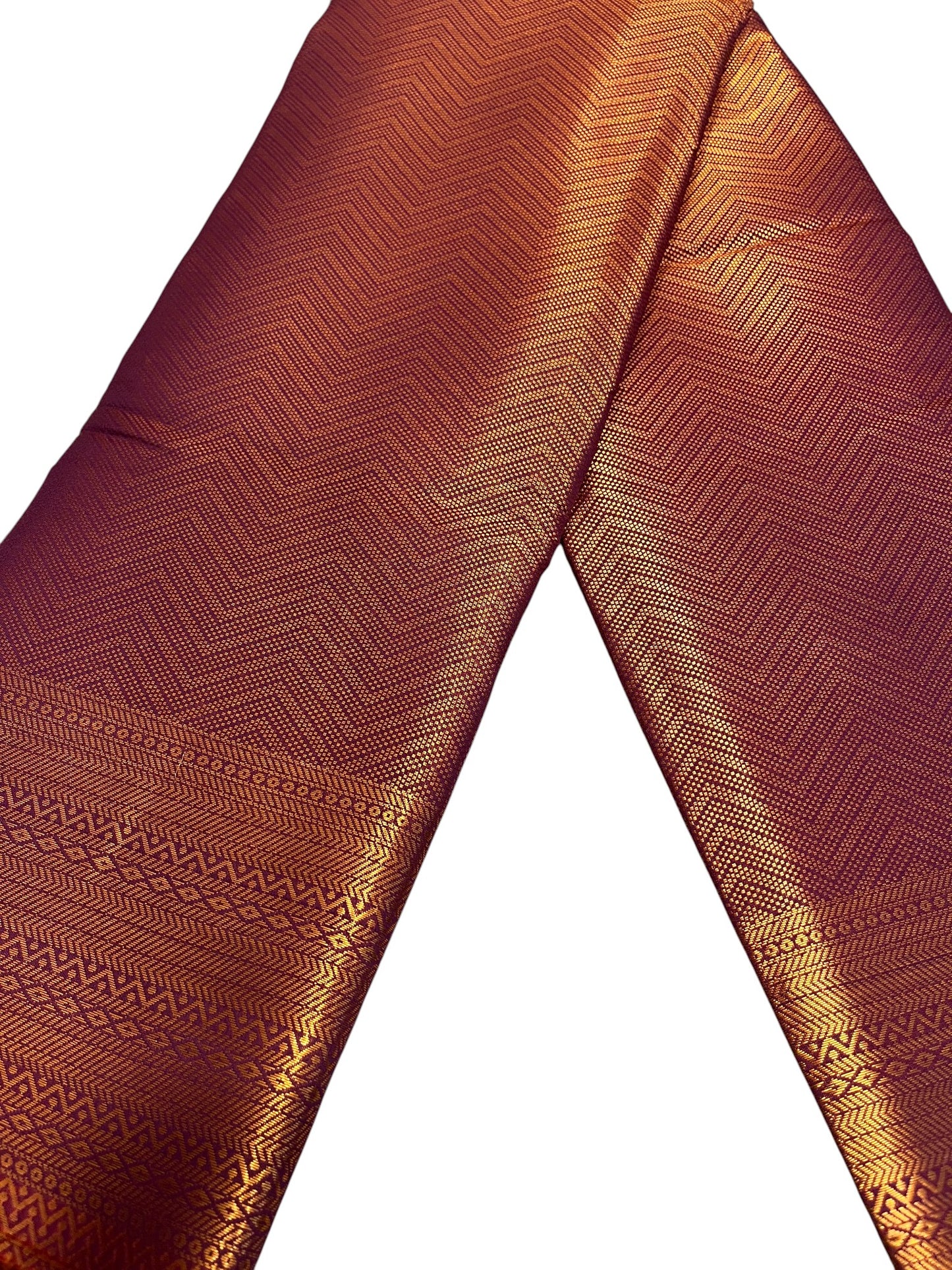 Southloom Premium Semi Silk Zari Work Brocade Saree in Bridal Maroon with Matching Pallu