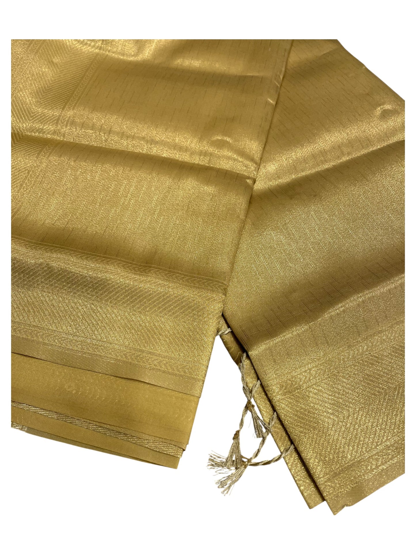 Southloom Tissu Semi Silk Saree with Golden Work on Body