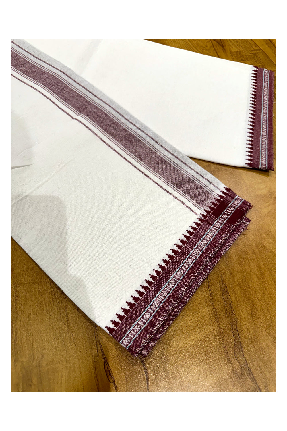 Southloom White Single Mundu / Lungi (South Indian Kerala Dhoti)