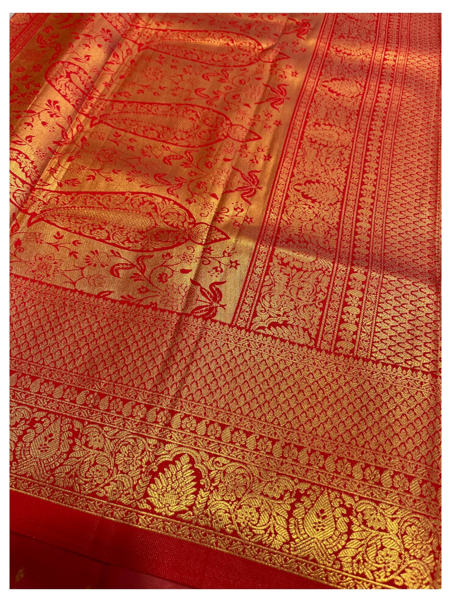 Southloom Semi Silk Saree with Woven Work on Body and Borders