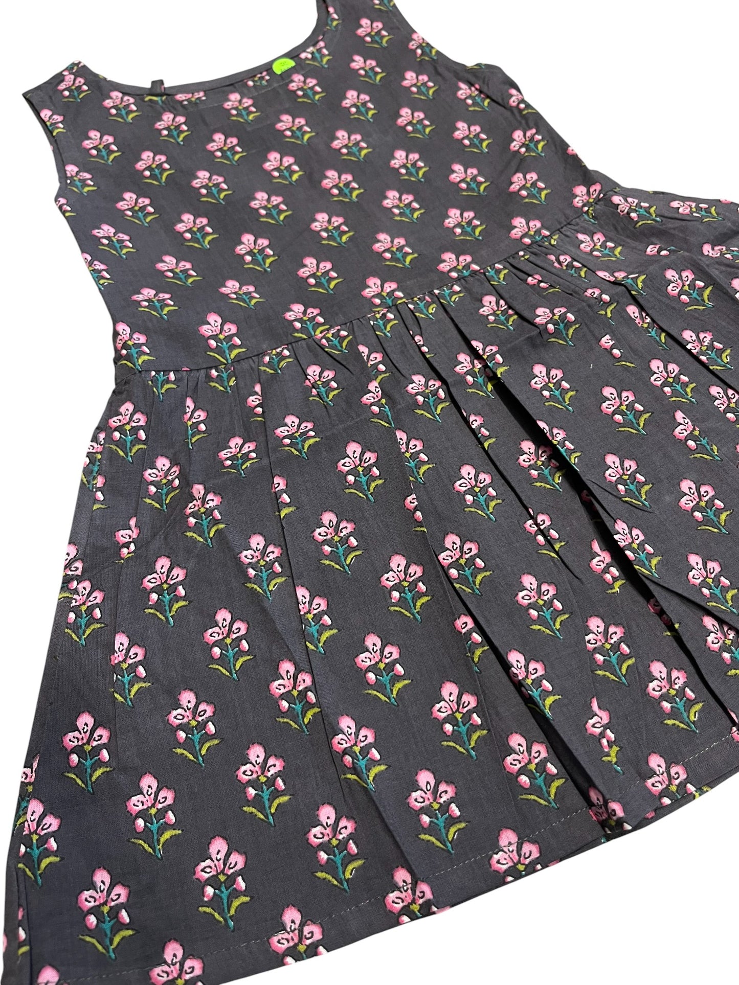 Southloom Pure Cotton Jaipur Printed Frocks for Girls (Age 1-2)