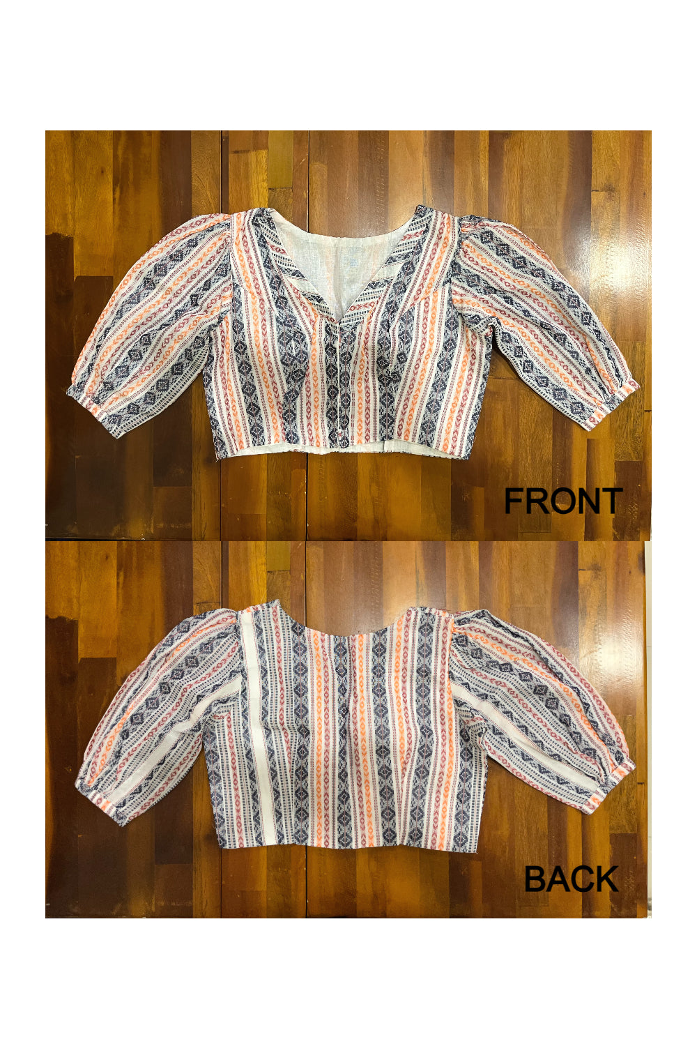 Southloom Multi Colour Design Ready Made Blouse