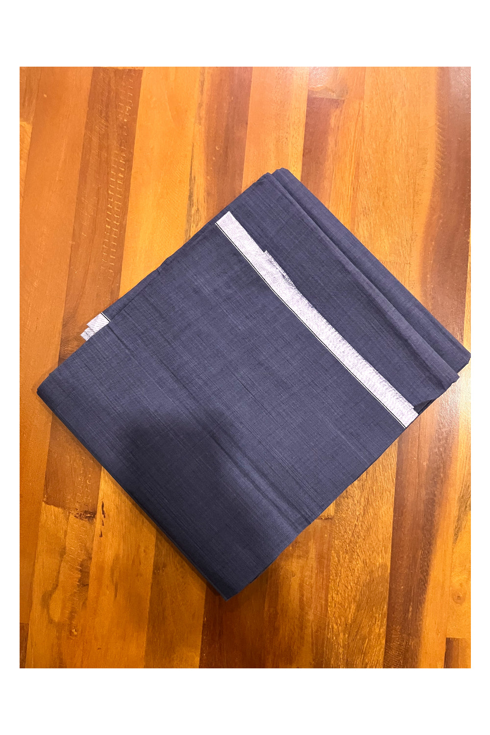 Southloom Dark Blue Single Mundu / Otta Mundu / Lungi (South Indian Kerala Dhoti)