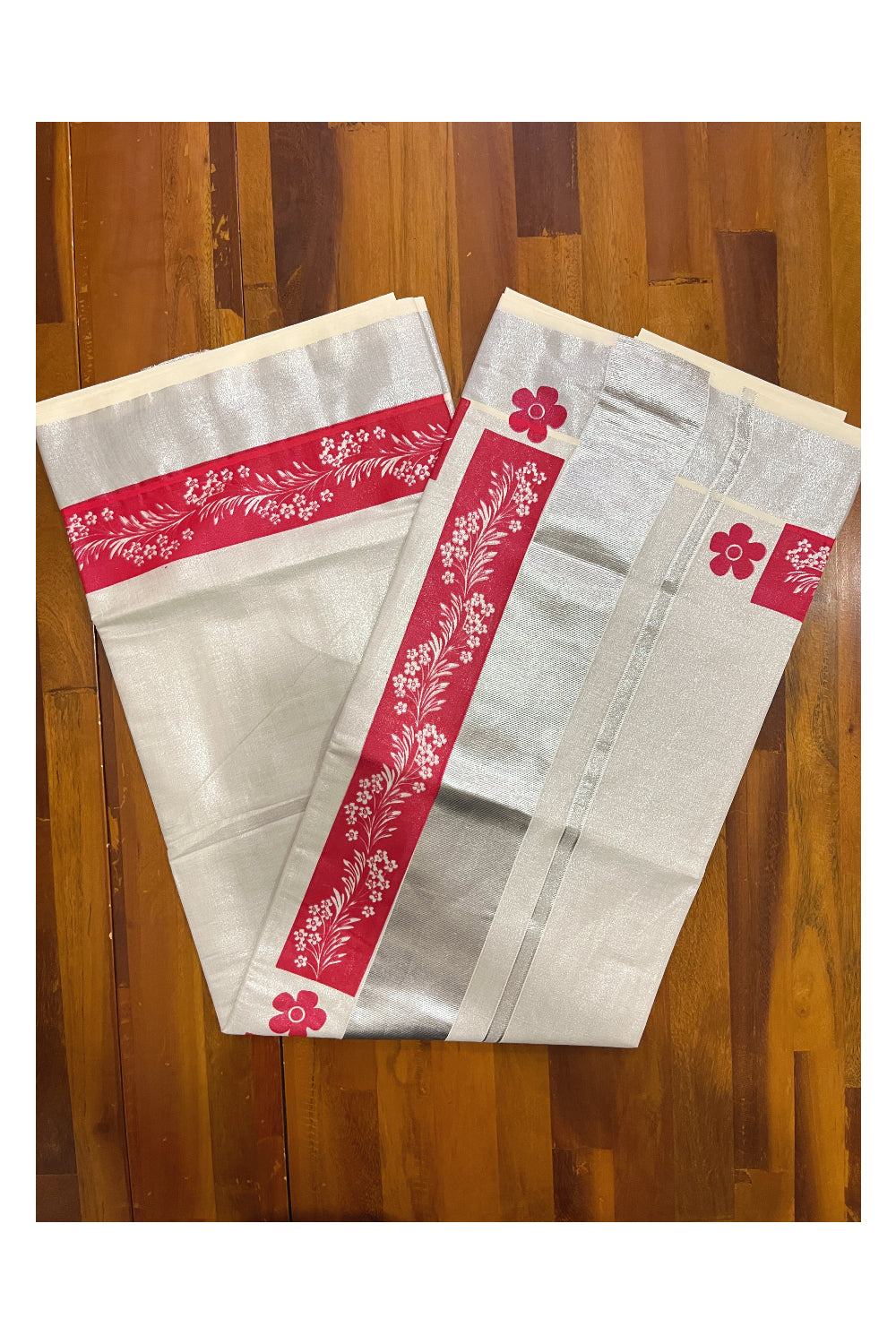 Block Printed Kerala Saree