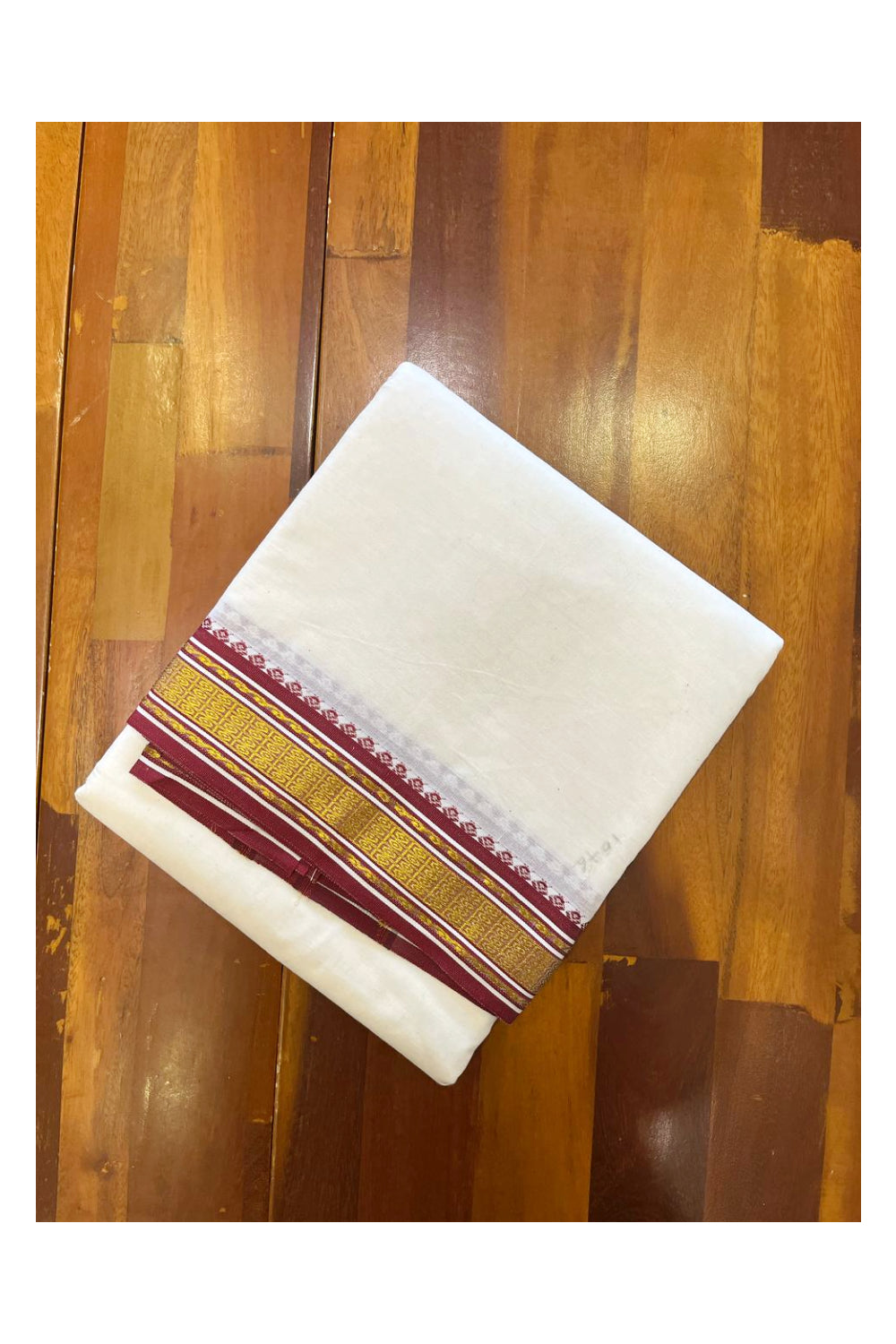 Southloom Pure Cotton Panchakacham with Angavastram (10+6) / Iyer Vesthi