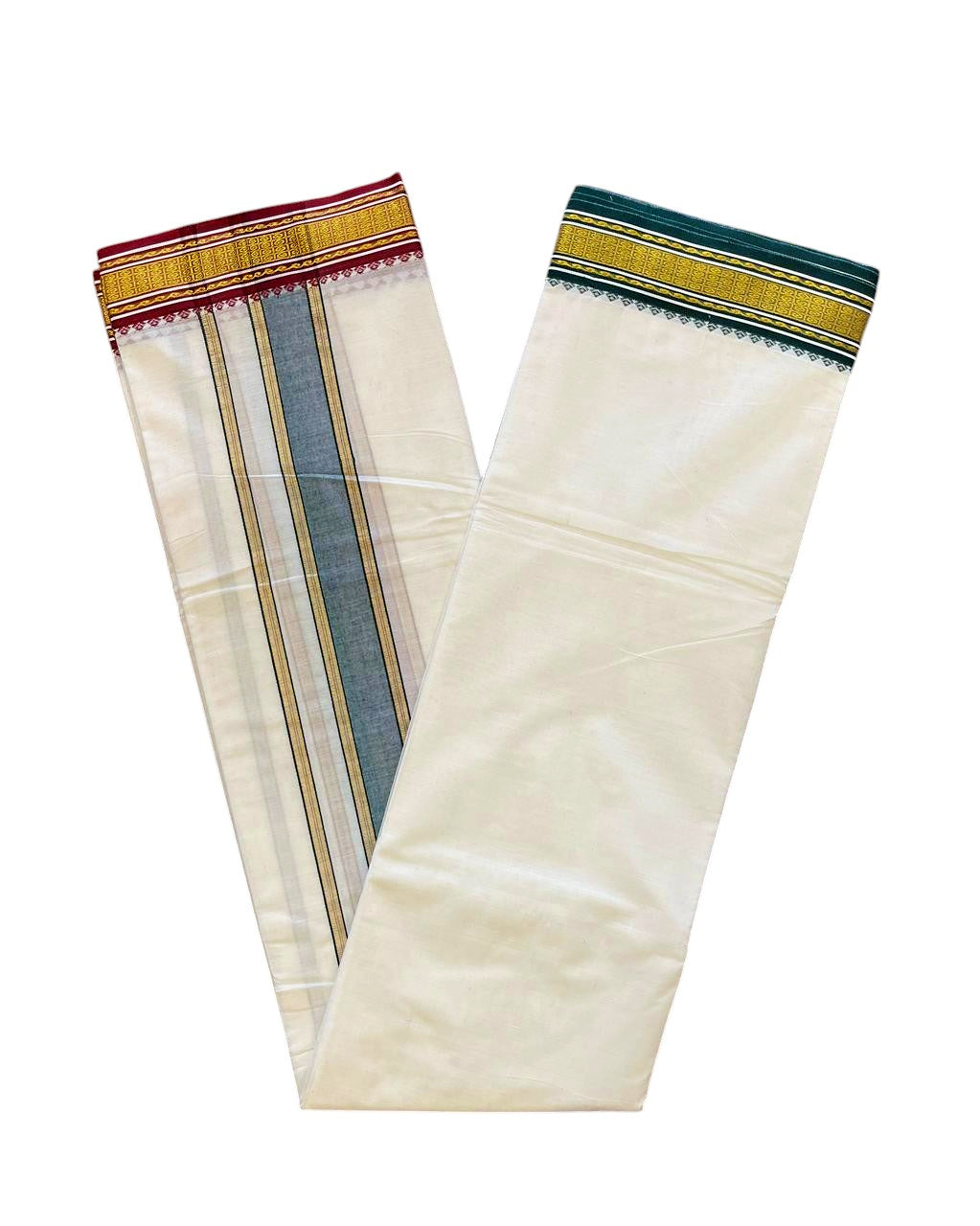 Southloom Pure Cotton Panchakacham with Angavastram (10+6) / Iyer Vesthi