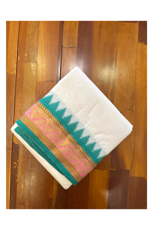 Southloom Pure Cotton Panchakacham with Angavastram (10+6) / Iyer Vesthi