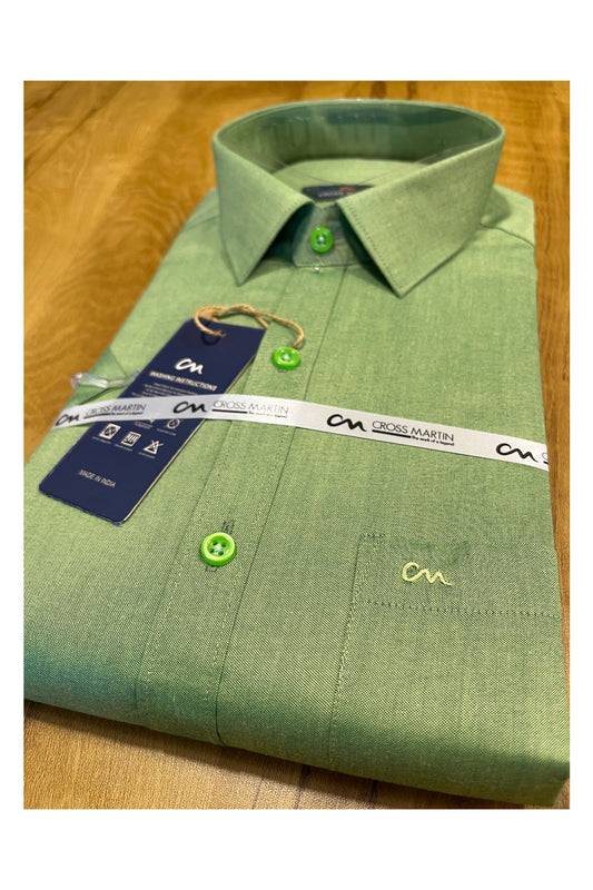 Pure Cotton Green Shirt (40 HS)