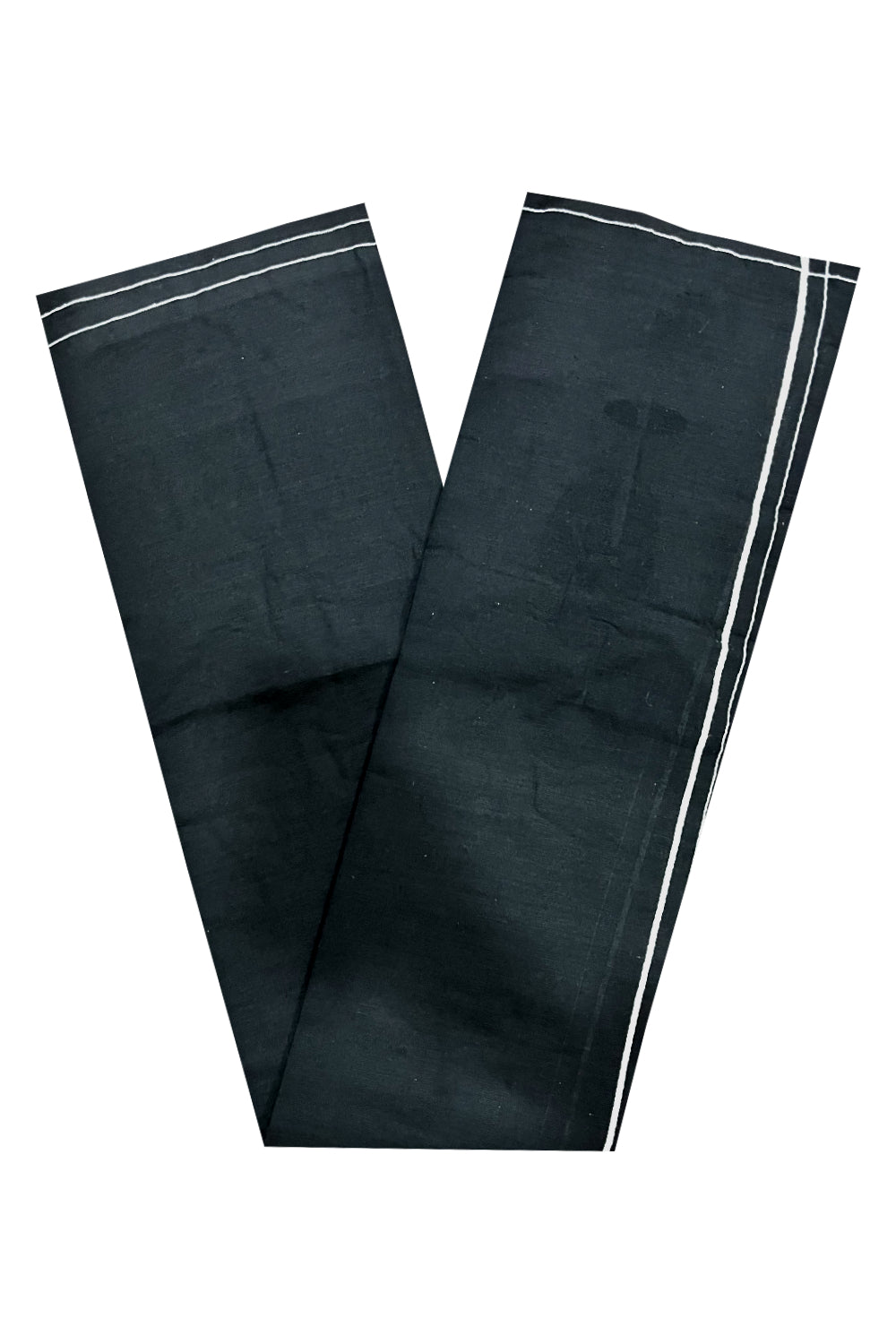 Sabarimala Ayyappa Black Single Dhoti / Lungi / Mundu for Men by Southloom