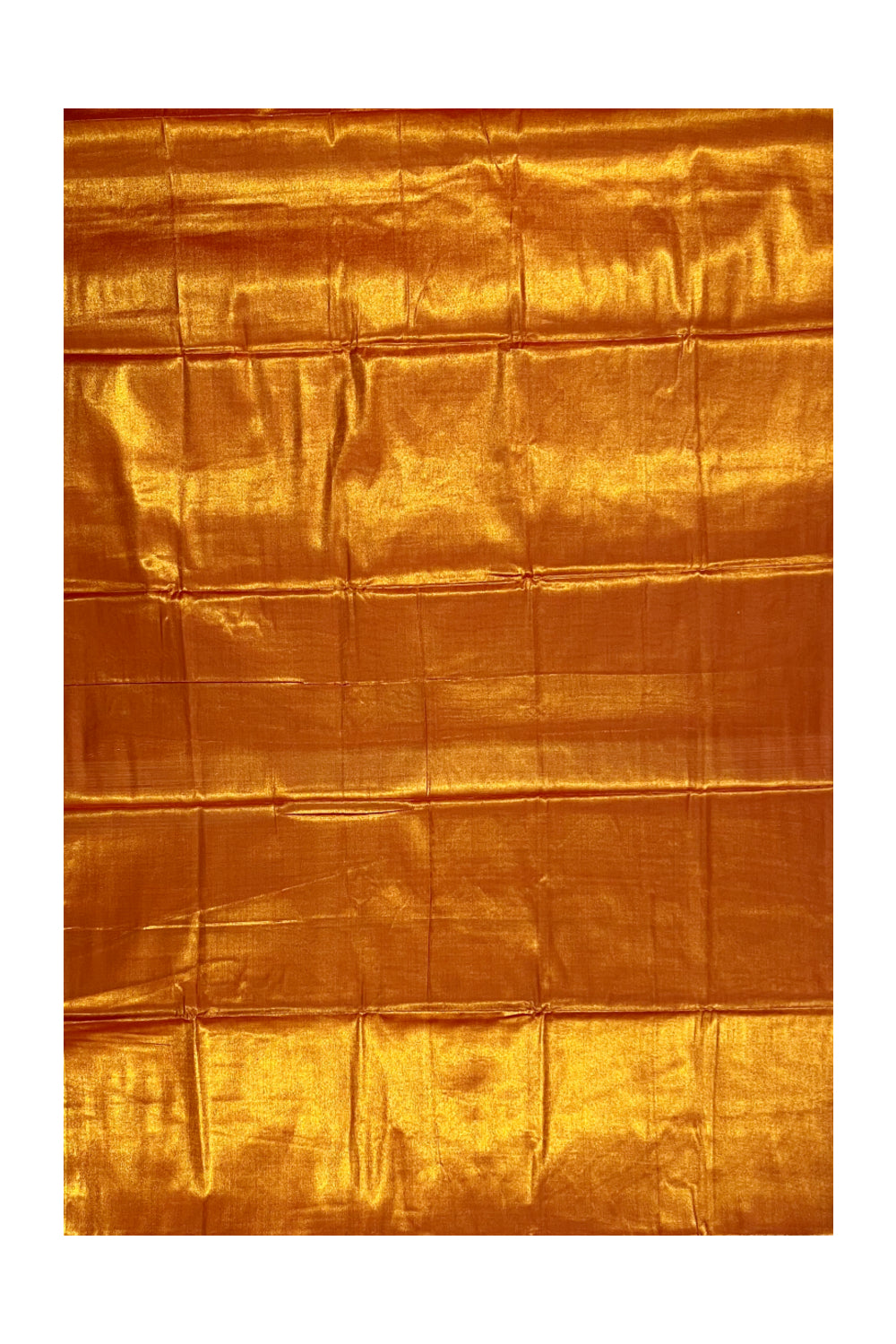 Southloom Semi Silk Orange Tissue Saree With Embroidary Blouse Piece