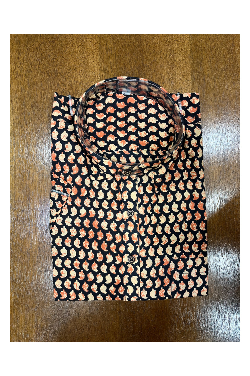 Southloom Jaipur Cotton Hand Block Printed Shirt (Half Sleeves)