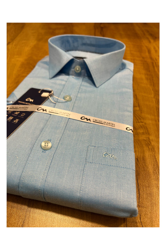 Pure Cotton Blue Shirt (40 HS)