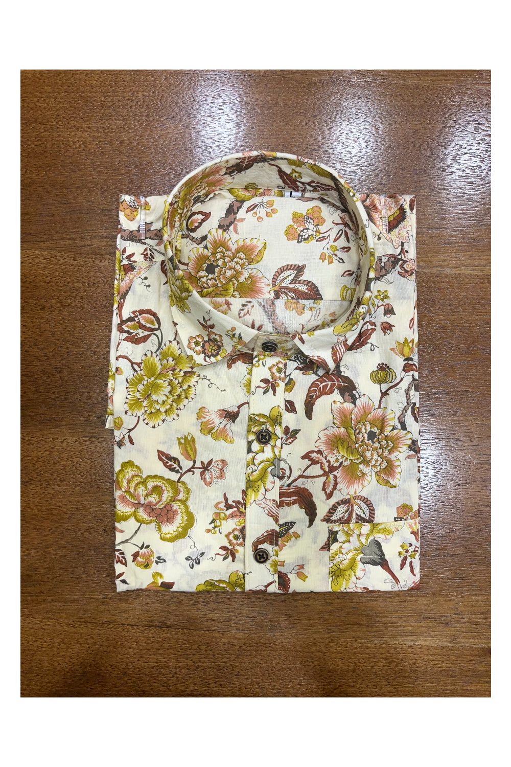 Southloom Jaipur Cotton Hand Block Printed Shirt (Full Sleeves)