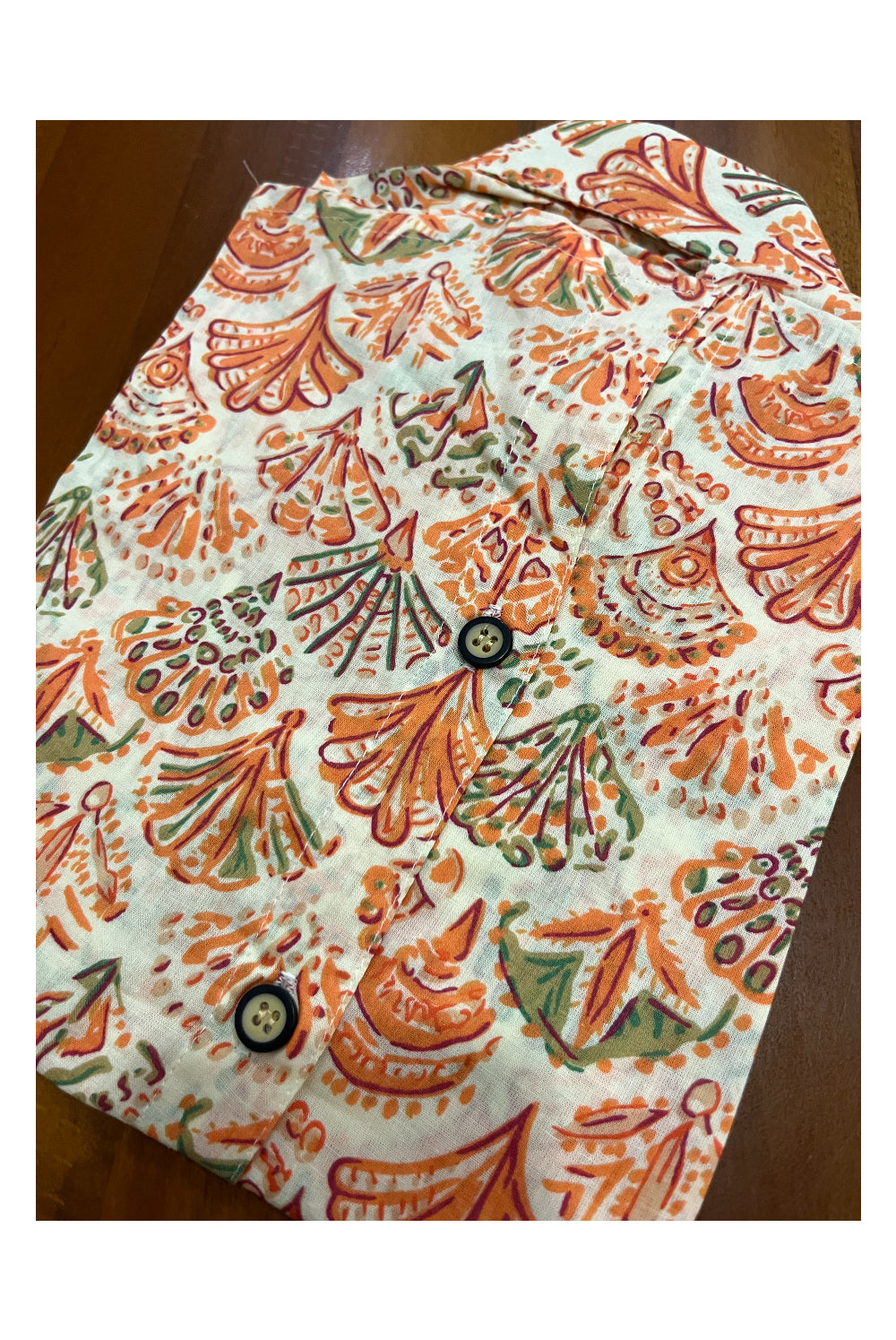 Southloom Jaipur Cotton Multi Colour Hand Block Printed Shirt For Kids (Half Sleeves)