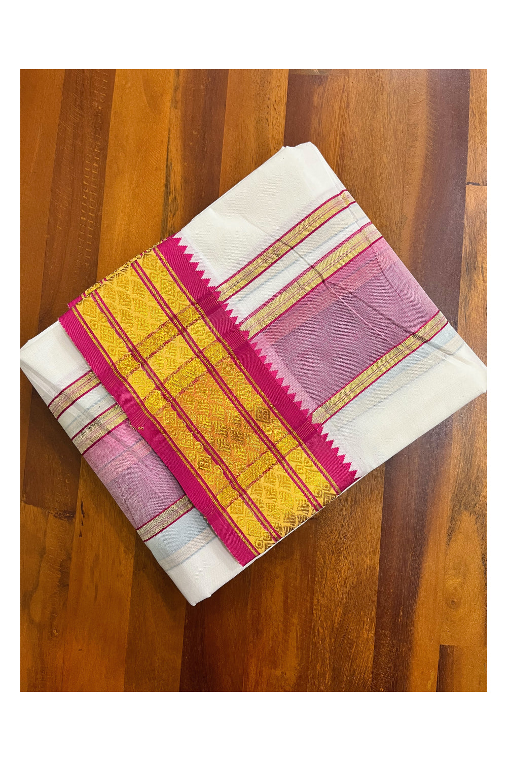 Southloom Pure Cotton Panchakacham with Angavastram (9+5) / Iyer Vesthi