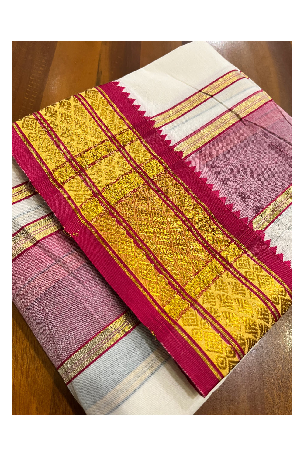 Southloom Pure Cotton Panchakacham with Angavastram (9+5) / Iyer Vesthi