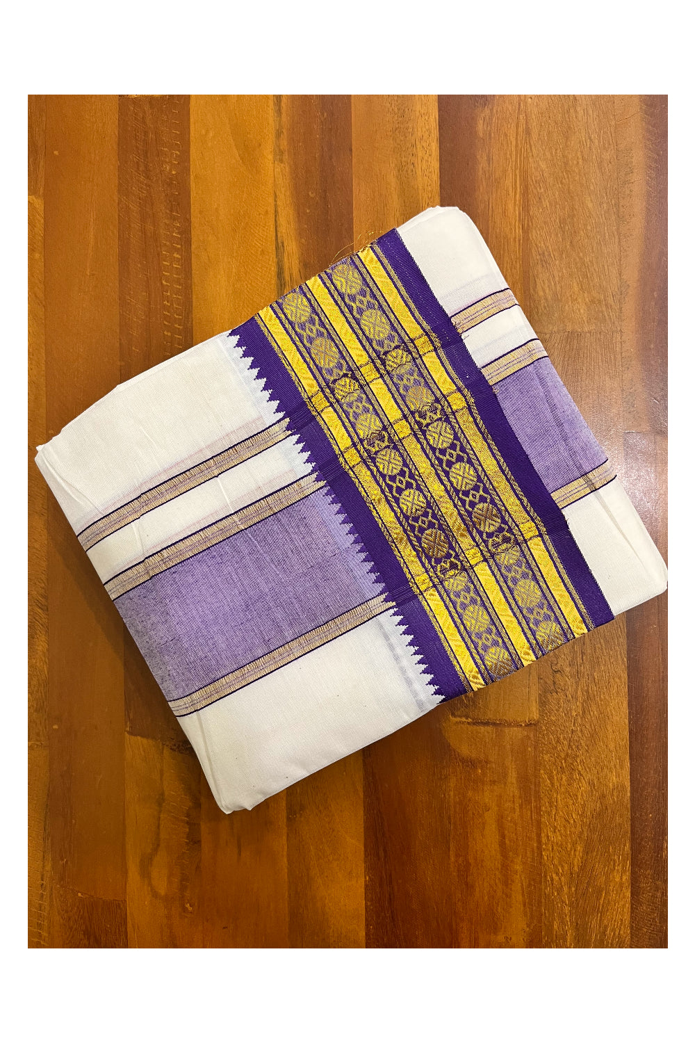 Southloom Pure Cotton Panchakacham with Angavastram (9+5) / Iyer Vesthi