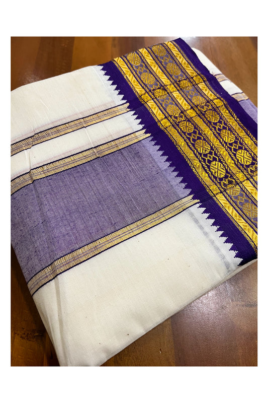 Southloom Pure Cotton Panchakacham with Angavastram (9+5) / Iyer Vesthi