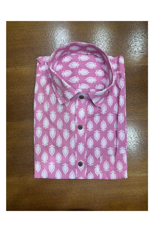 Southloom Jaipur Cotton Hand Block Printed Shirt (Full Sleeves)