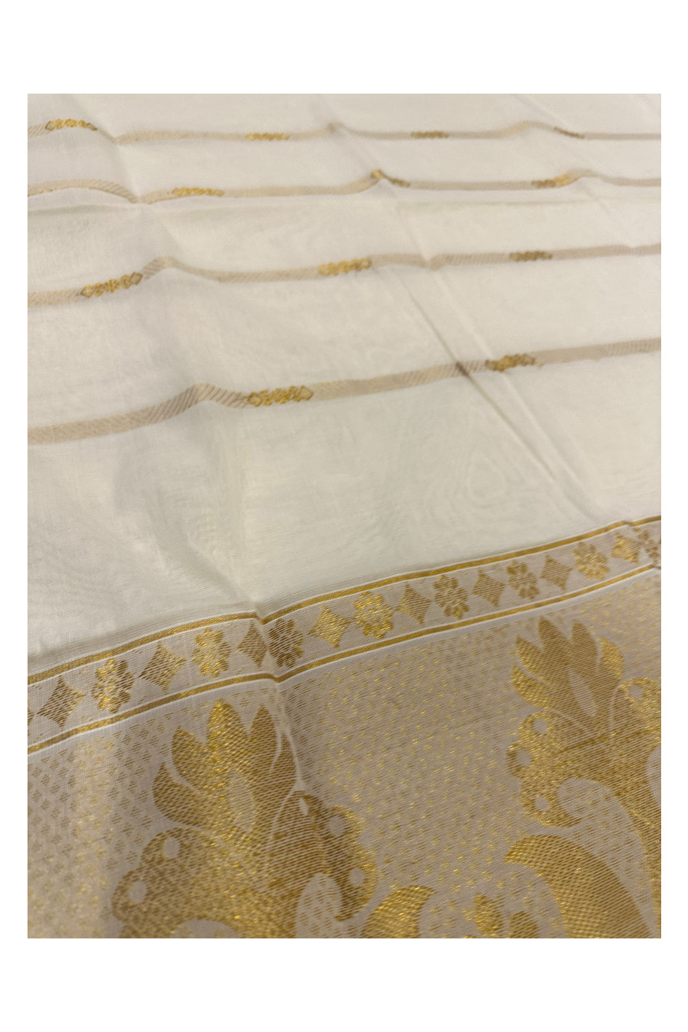 Kerala Cotton Heavy Woven Work Kasavu Saree (Onam Saree 2023)